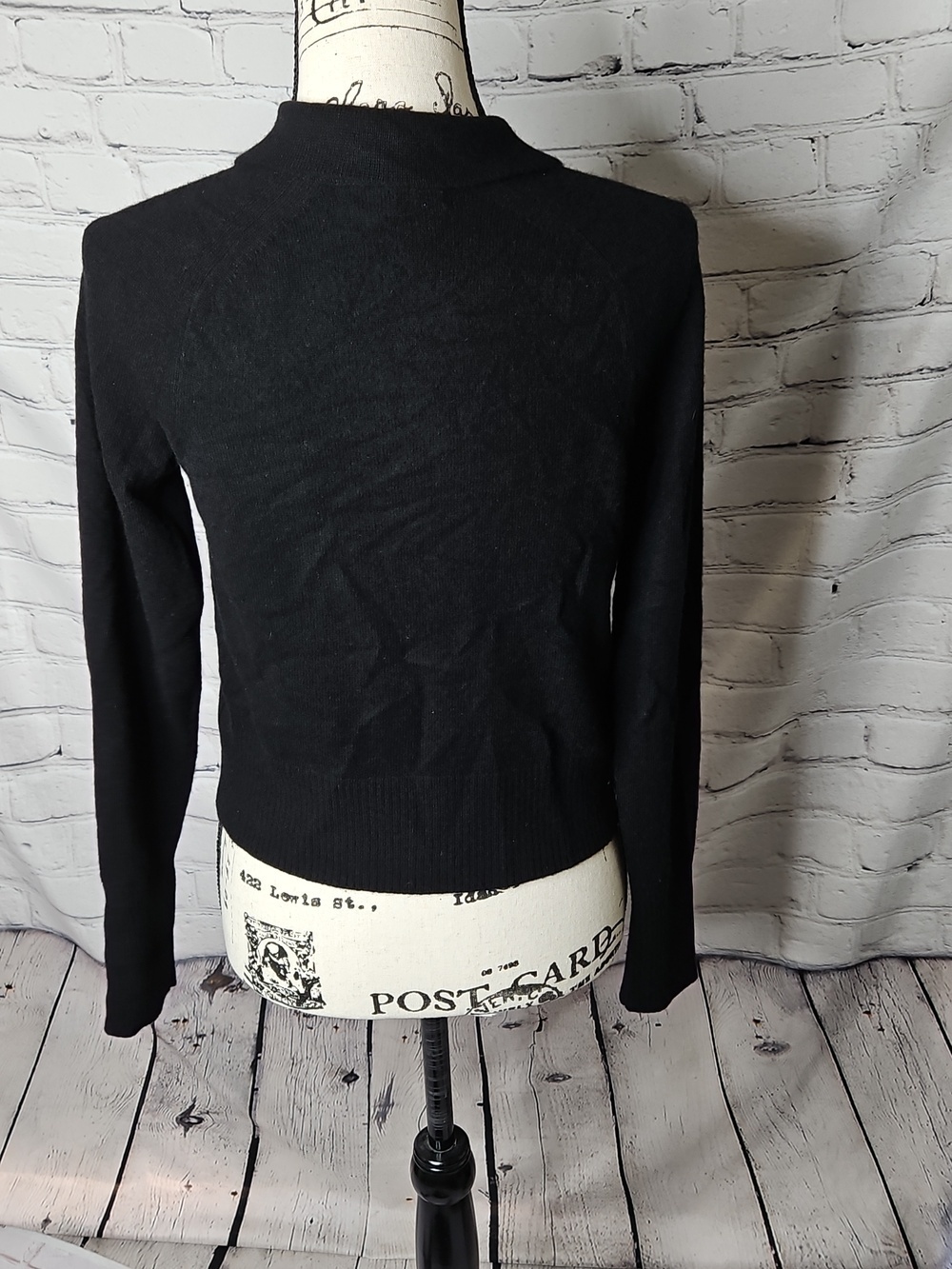 Veronica Beard Cheshire 100% Cashmere Cardigan in Black Size Small - Picture 3 of 8